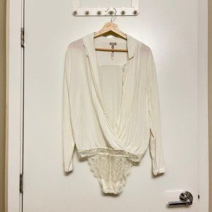 Free People White Bodysuits in Women